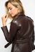 Giacca biker in pelle