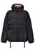 Technical quilted coat