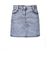 Gonna in denim soft con borchie