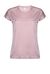 Short sleeve silk satin top