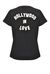 T-shirt lettering in jersey di cotone