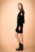 Felpa in cotone con cut-out