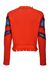 Pullover in maglia di cotone con pizzo