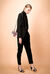 Giacca tuxedo in lana lucidata
