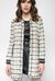 Cappotto leggero in stuoia check