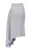 Midi-length knitted skirt