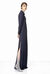 Long satin dress