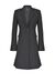 Cappotto con bottone gioiello