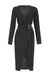 Belted midi dress