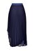 Skirt with sequins and pleating