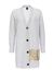 Cardigan with metallic stripe