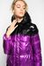 Laminated quilted coat