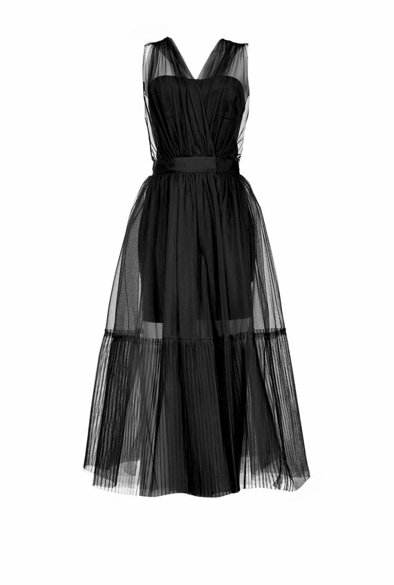Tulle Midi Dress