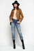 Giacca biker in pelle
