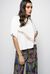 Top con inserto in pizzo