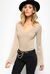 Lurex knit bodysuit