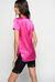 Stretch satin T-shirt