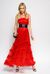 Abito lungo in tulle