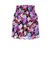 Short floral skirt