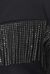 Abito midi con frange e strass