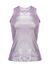 Tank top in viscosa a coste laminata