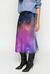 Skirt with nebula print
