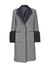 Cappotto patchwork con inserti di faux fur