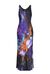 Galaxy-print dress