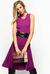 Knit fit and flare dress