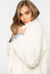 Mongolian sheep faux fur coat