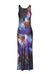 Galaxy-print dress