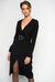 Belted midi dress
