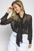 Blusa in georgette stampa "P"