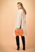 Cappotto con cintura in panno double