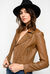 Giacca biker in pelle