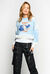 Mountain print pullover