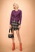 Cardigan misto cachemire con bottoni gioiello