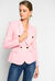 Blazer with mirrored buttons