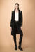 Cappotto in panno con alamari