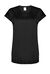 Short sleeve silk satin top