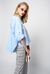 Poplin shirt with jewel collar