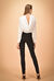 Blusa in crêpe di seta con scollo sul retro