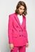 Blouse with sash collar