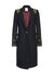 Cappotto in panno con alamari