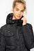 Long technical quilted coat