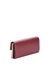 Leather wallet with shoulder strap