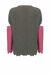 Maglia a V punto pannocchia con cut-out
