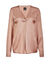 Stretch satin blouse