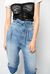 Carrot-fit jeans with belt