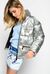 Silver down jacket